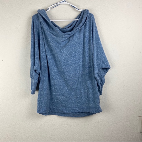 We The Free Sequoia Pullover Top Marled Wide Neck - Picture 4 of 10